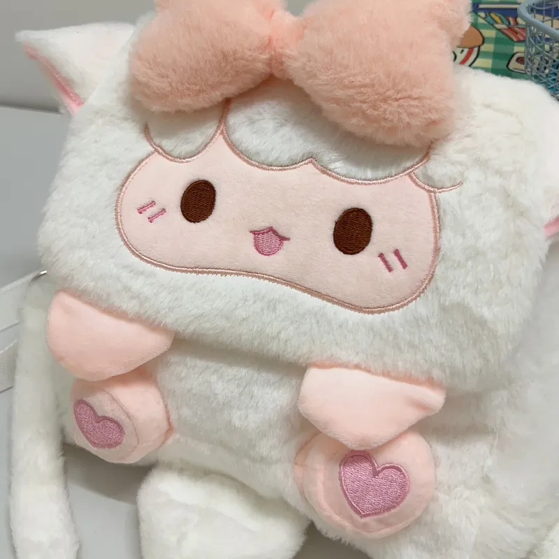 Yalu Plush Shoulder Bag Backpack Regular Women's Penguin/Sheep-5