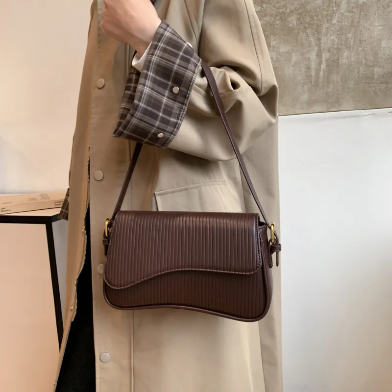 Yalu PU Portable Crossbody Bag, Shoulder Bag Women's White/Black/Coffee/Red-20