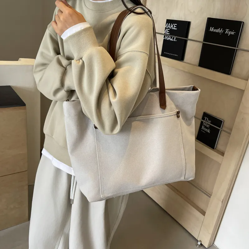 Yalu Canvas Bag, Tote Bag, Shoulder Bag Regular Women's Multicolor-6