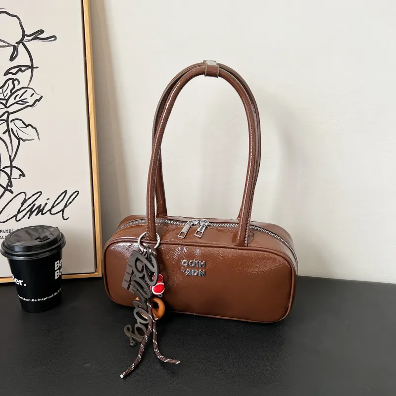 Yalu PU Handbag Shoulder Bag Regular Women's Black/Coffee/Brown-11