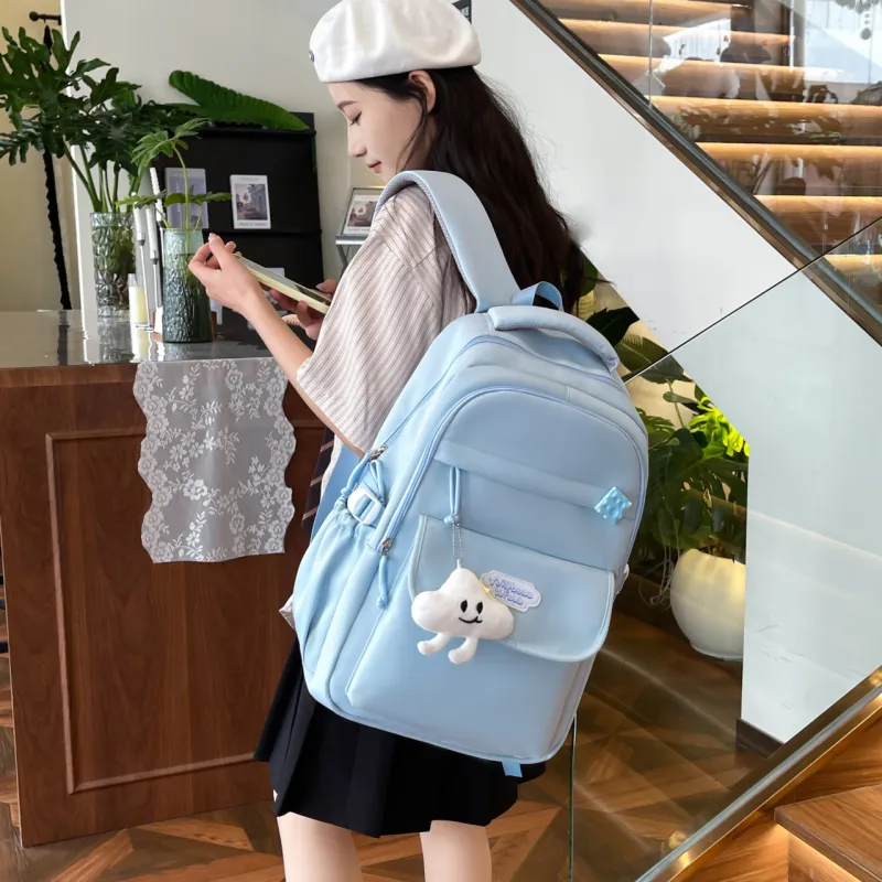 Yalu Twill Backpack Women's Multicolor-20