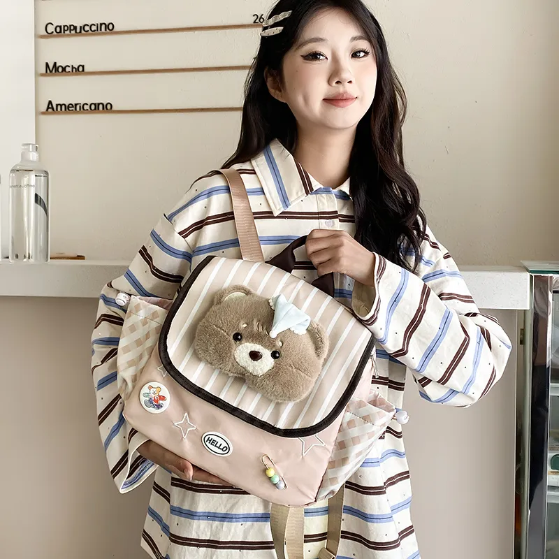 Yalu Nylon Backpack Women's Multicolor-28