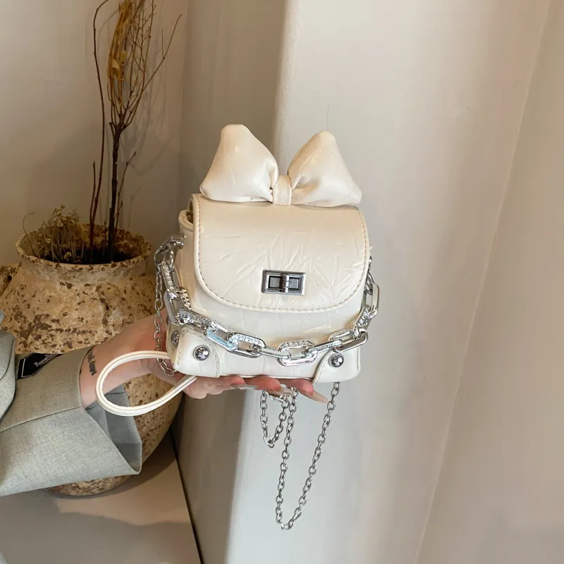 Yalu PU Crossbody Bag Handbag Shoulder Bag Regular Women's Black/Silver/Pink/White-23