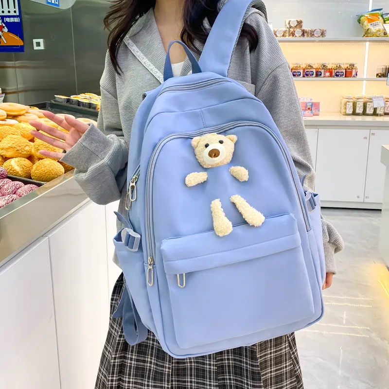 Yalu Nylon Backpack Unisex Multicolor-20