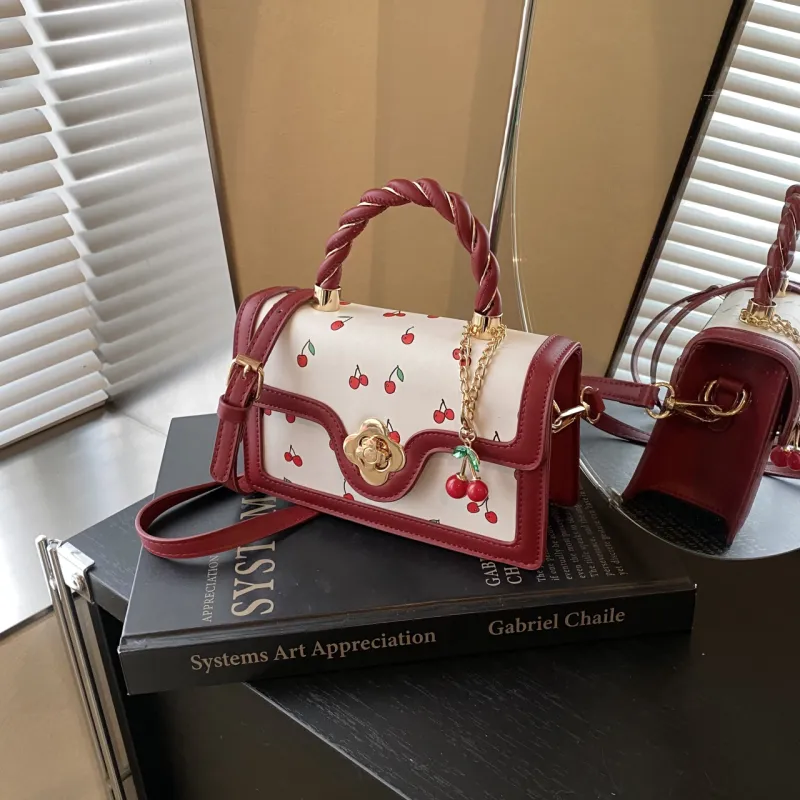 Yalu PU Shoulder Bag, Crossbody Bag, Handbag Regular Women's White/Yellow/Red-10