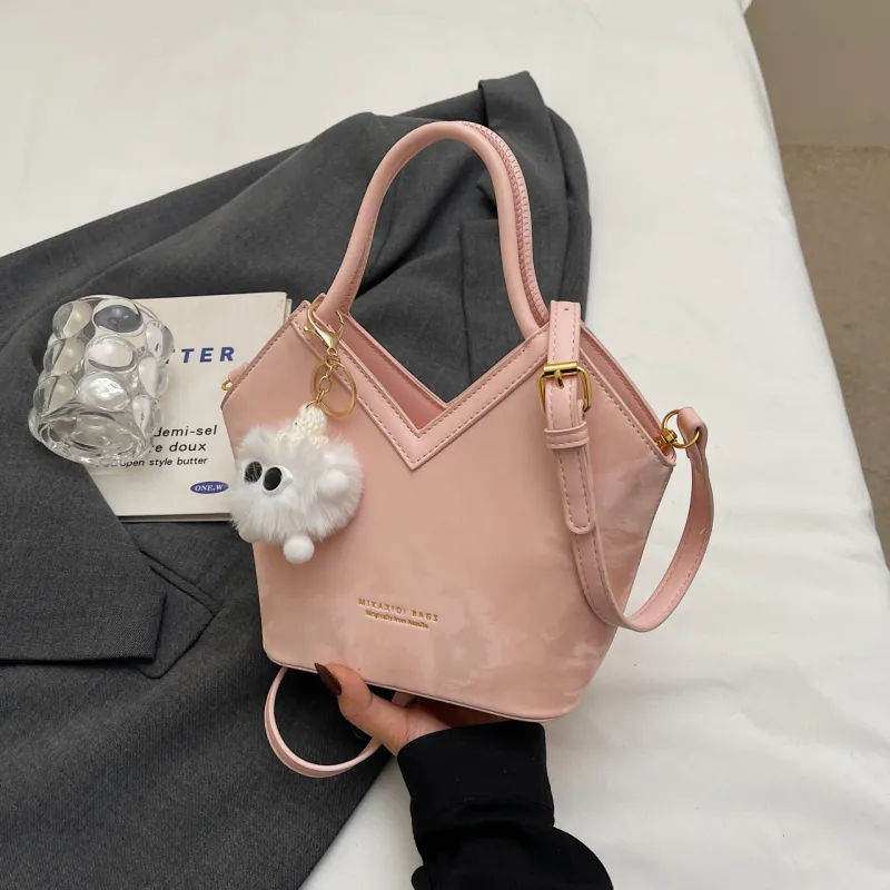 Yalu PU Handbag, Shoulder Bag, Crossbody Bag Regular Women's Blue/Brown/Pink/Gray/Black-10