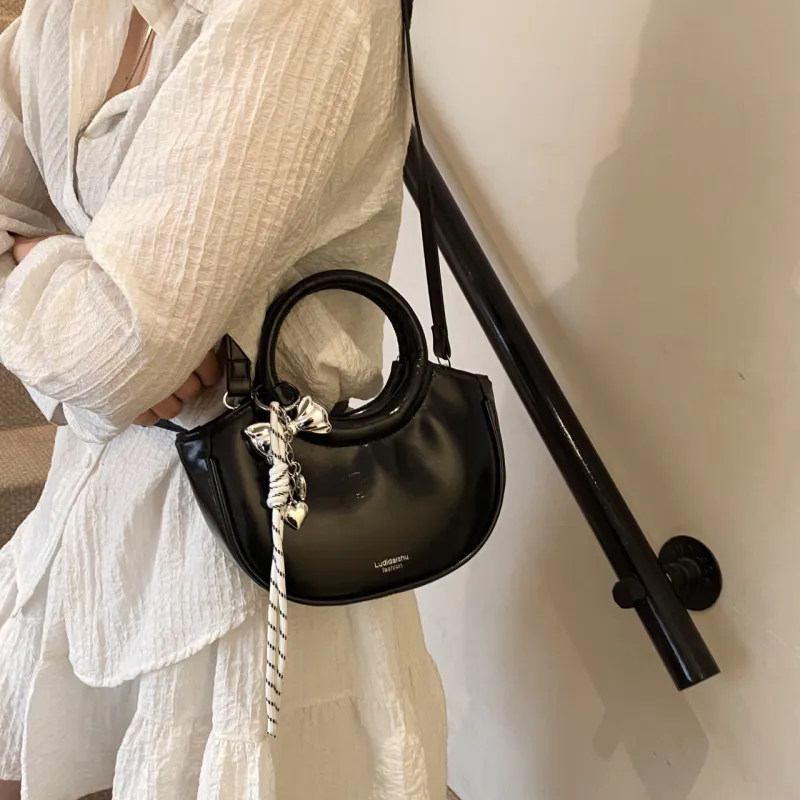 Yalu PU Shoulder Bag, Crossbody Bag, Handbag Regular Women's Silver/Black/Pink/Blue/White-11