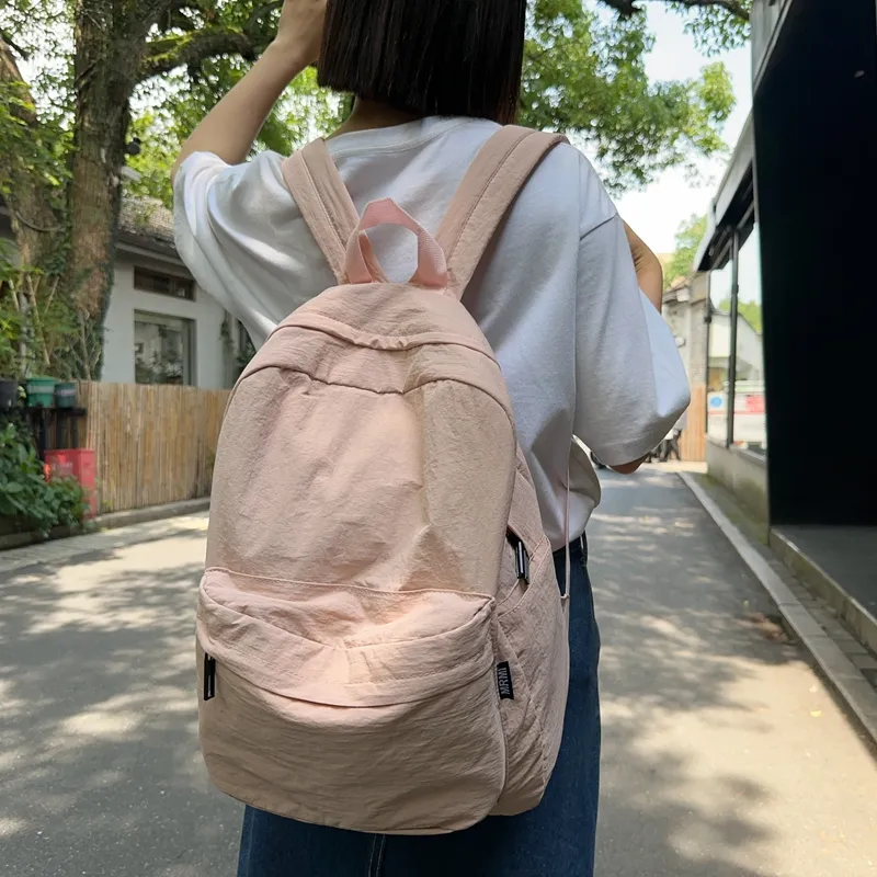 Yalu Nylon Backpack Unisex Multicolor-9