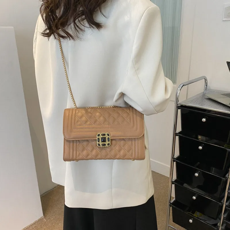 Yalu PU Crossbody Bag, Shoulder Bag Regular Women's Khaki/Black/Ecru/White-5