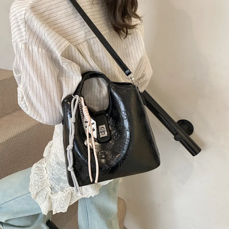 Yalu PU Bucket Bag Handbag Women's Multicolor-5