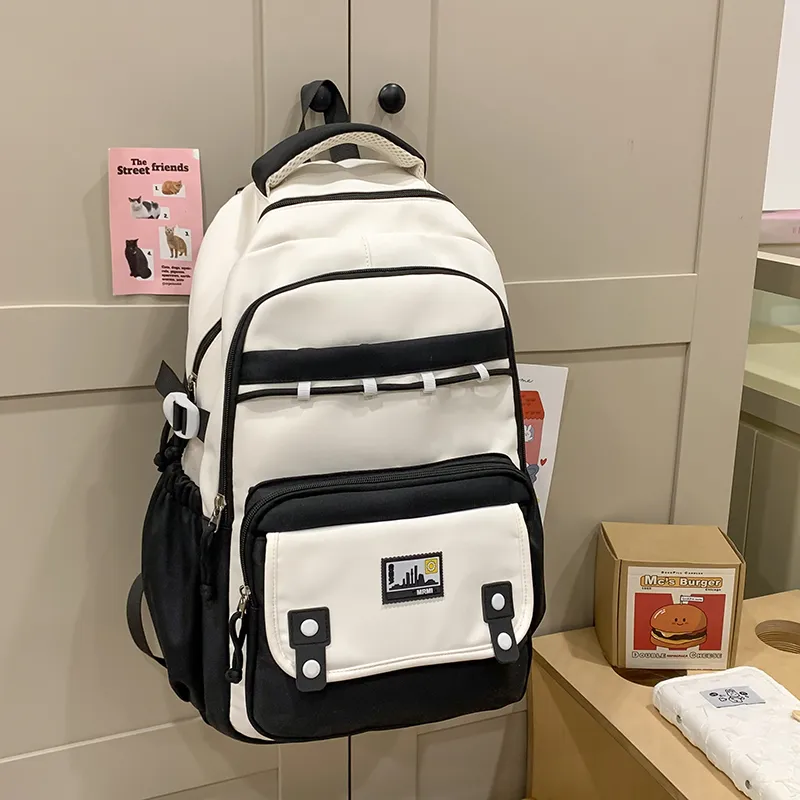 Yalu Nylon Backpack Regular Unisex Multicolor-2