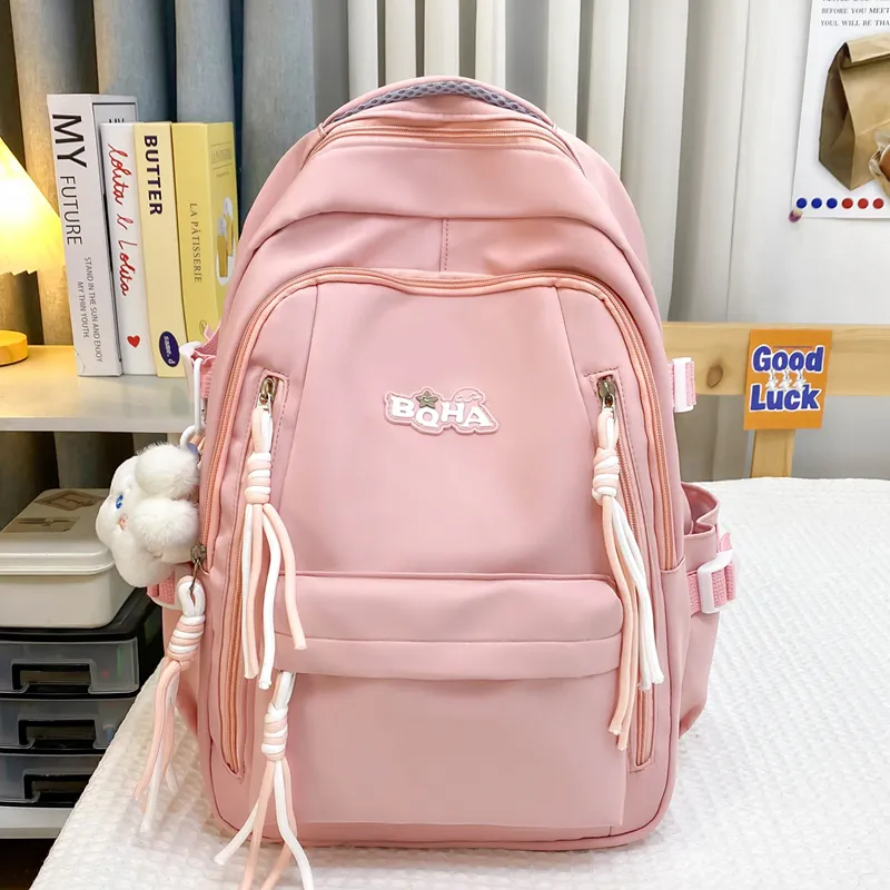 Yalu Nylon Backpack Unisex Multicolor-1