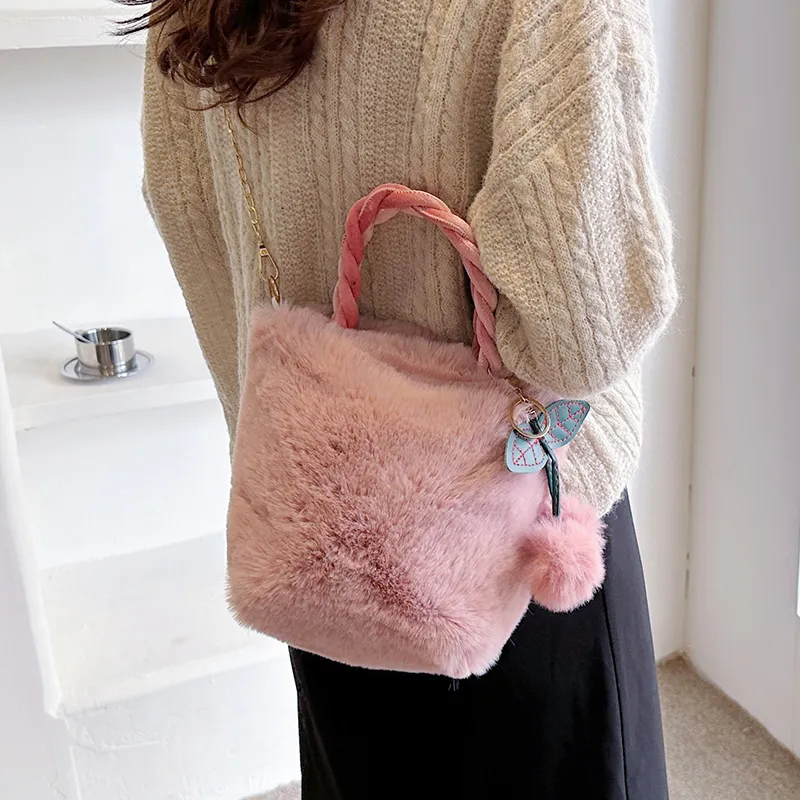 Yalu Plush Handbag Women's Multicolor-28
