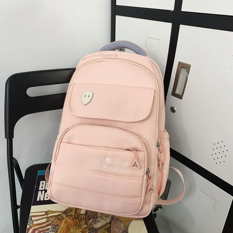 Yalu Nylon Backpack Regular Unisex Multicolor-3