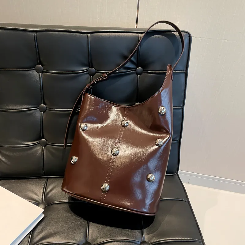 Yalu PU Shoulder Bag, Handbag Women's Black/Coffee/Brown/Red-3