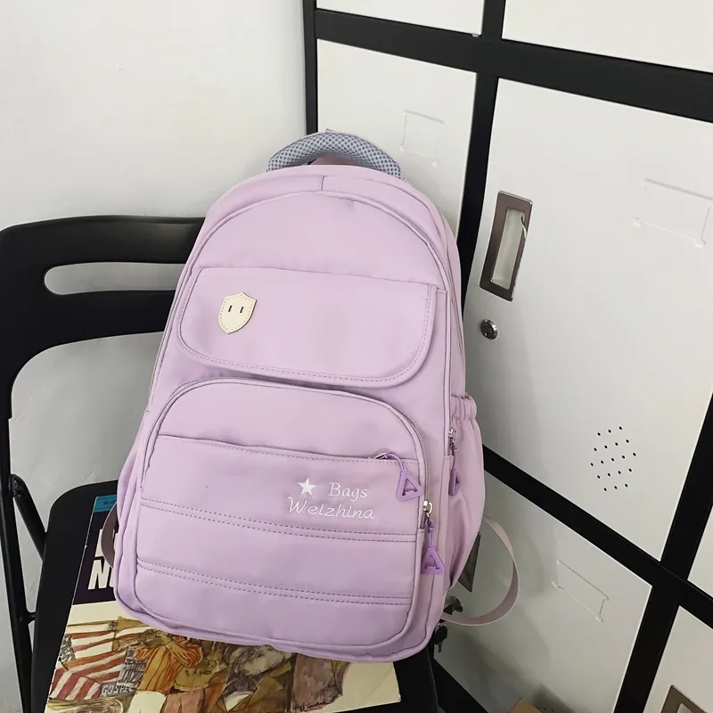 Yalu Nylon Backpack Regular Unisex Multicolor-9