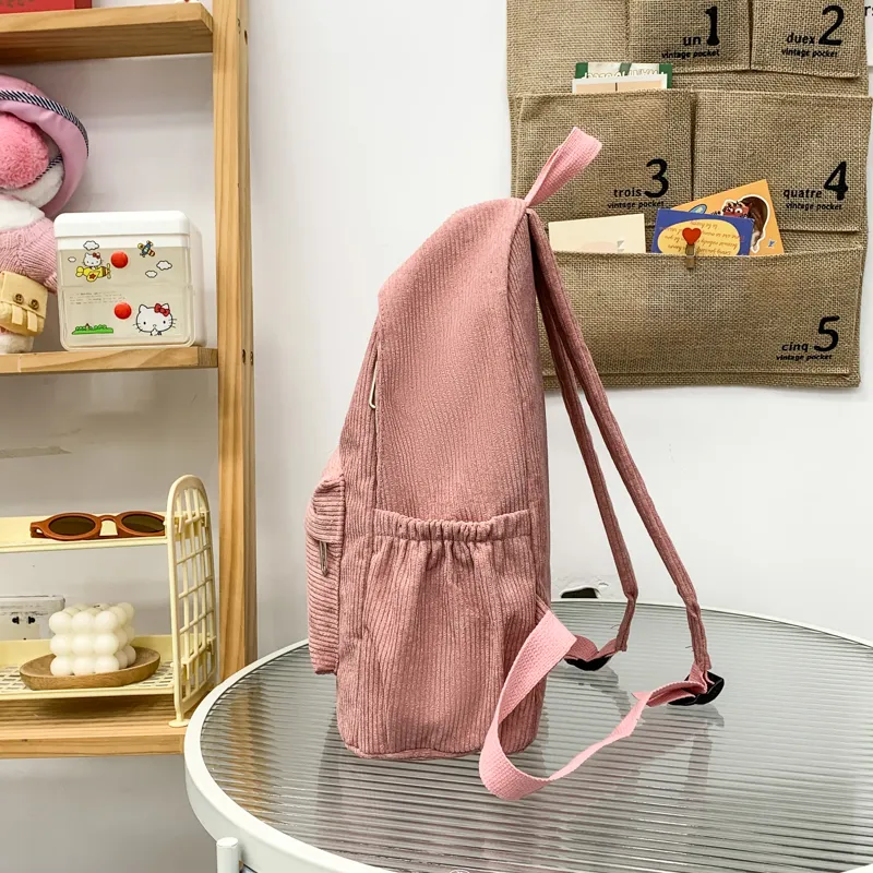 Yalu Corduroy Backpack Women's Multicolor-10