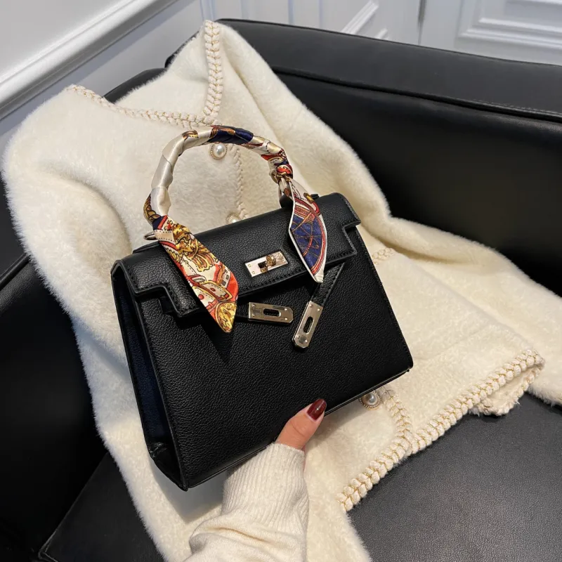 Yalu PU Handbag, Shoulder Bag, Crossbody Bag Regular Women's Black/Red/Khaki-2