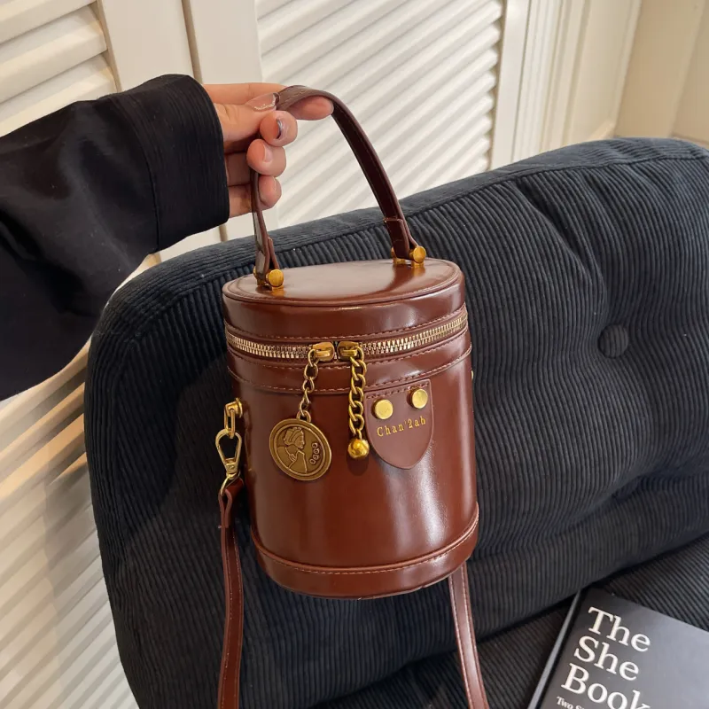 Yalu PU One Shoulder Crossbody Bucket Bag, Handbag Regular Women's Coffee/Black/Brown/Burgundy-9