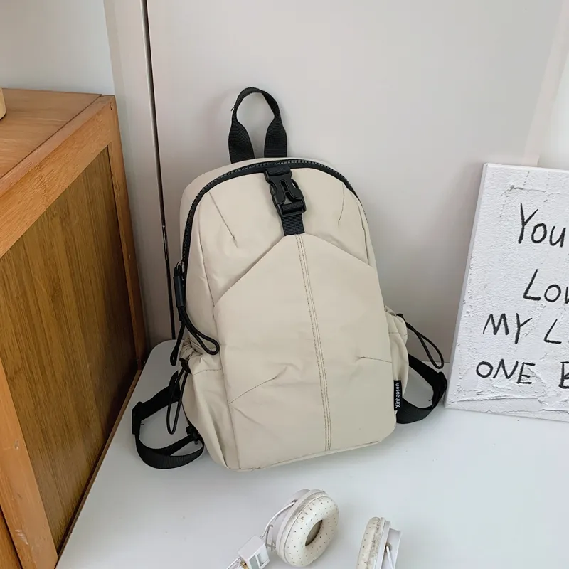 Yalu Nylon Backpack Regular Women's Black/Yellow/Khaki/Army Green/Blue-10