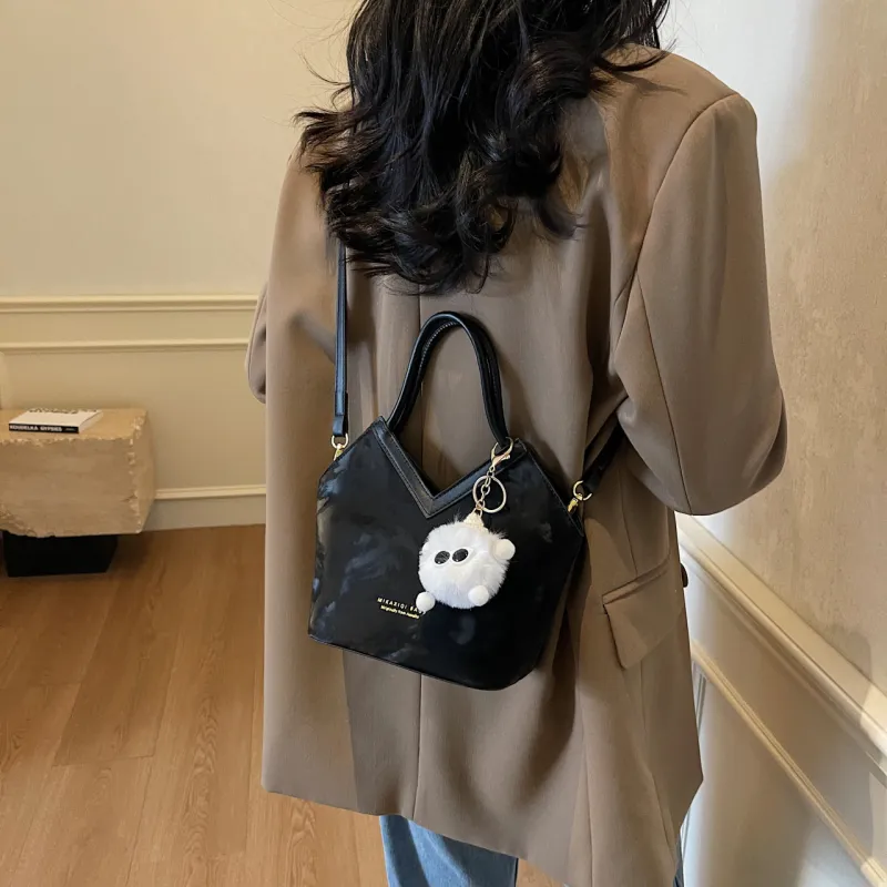 Yalu PU Handbag, Shoulder Bag, Crossbody Bag Regular Women's Blue/Brown/Pink/Gray/Black-26