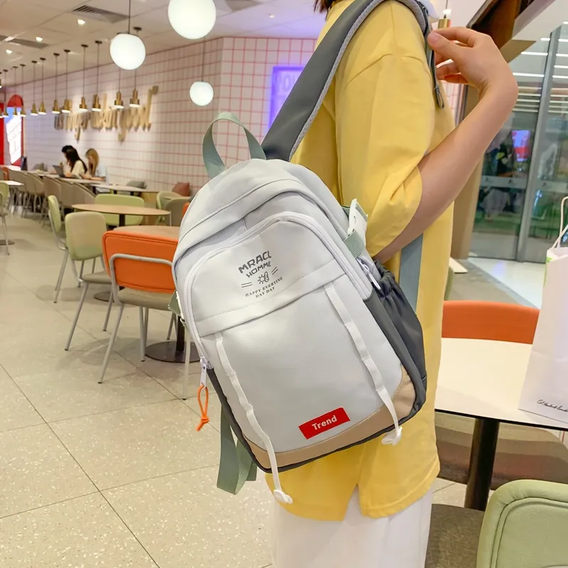 Yalu Nylon Backpack Unisex Multicolor-4
