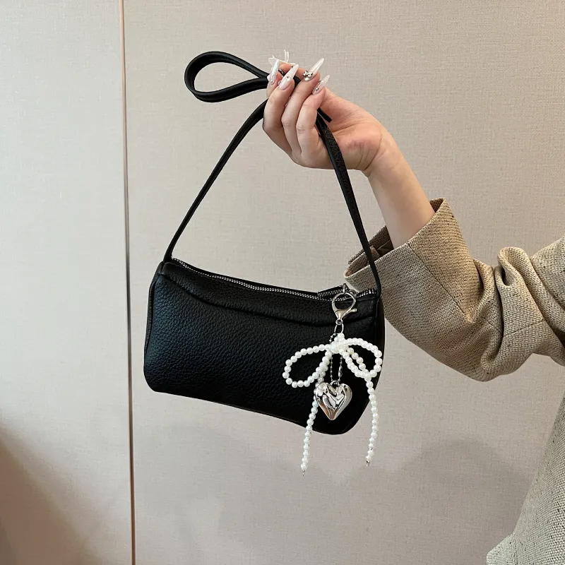 Yalu PU Crossbody Bag, Shoulder Bag Regular Women's Silver/Black/Red/Ecru-16