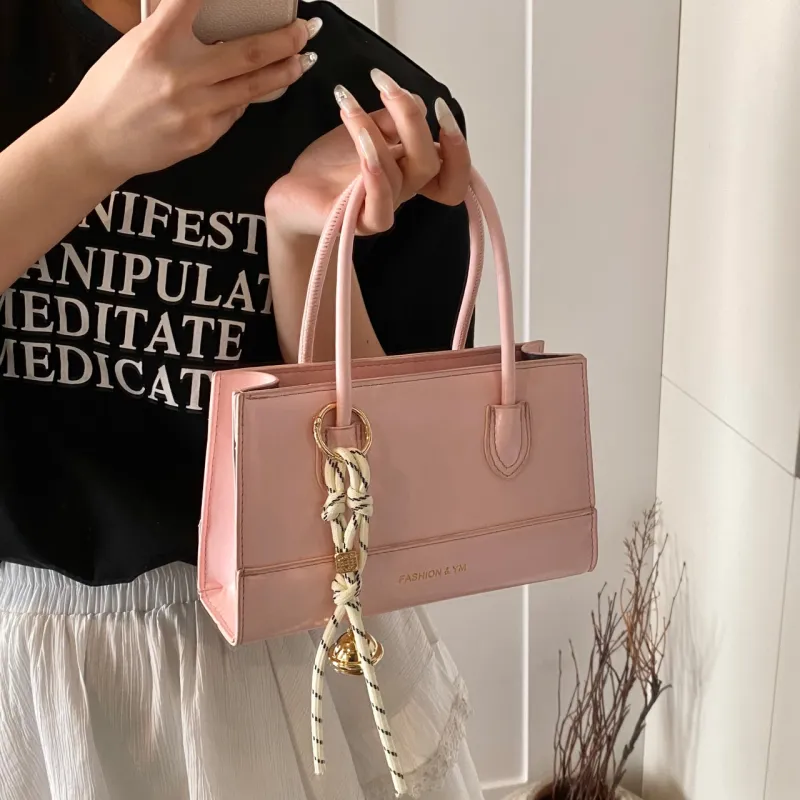 Yalu PU Shoulder Bag, Crossbody Bag, Handbag Regular Women's White/Black/Silver/Pink-22