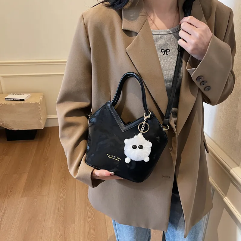 Yalu PU Handbag, Shoulder Bag, Crossbody Bag Regular Women's Blue/Brown/Pink/Gray/Black-27