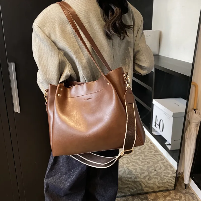 Yalu PU Shoulder Bag, Handbag Women's White/Black/Brown/Coffee-21