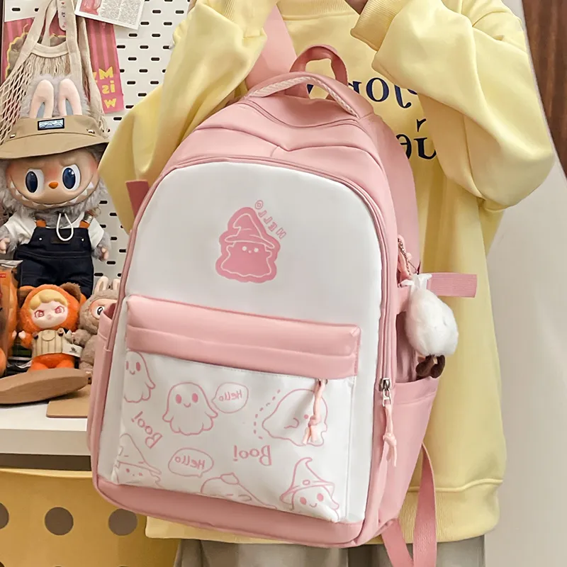 Yalu Nylon Backpack Unisex Multicolor-8