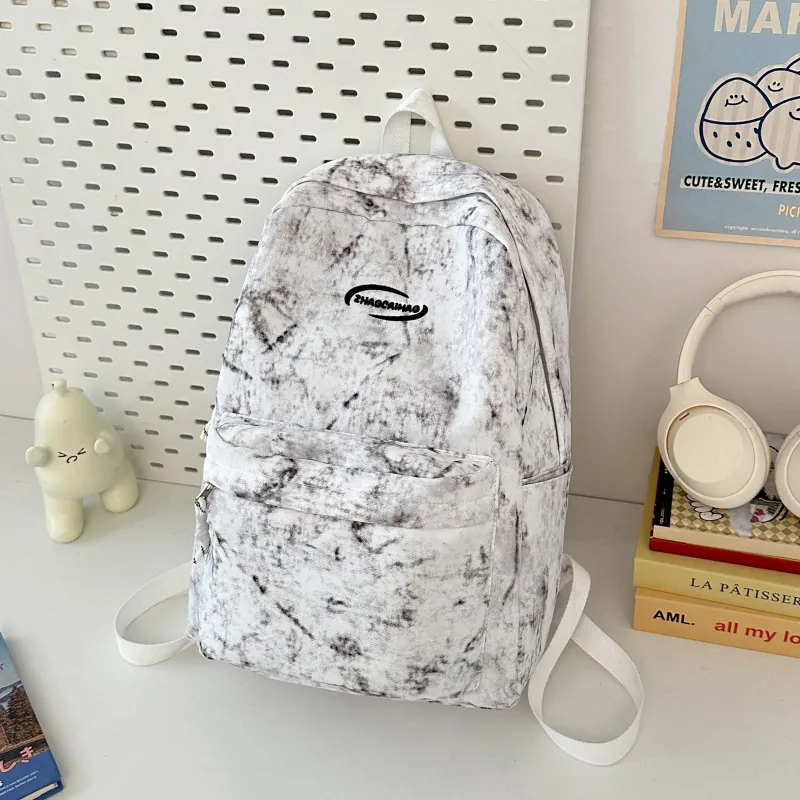Yalu Nylon Backpack Regular Unisex Black/Red/Green/Blue/White-17