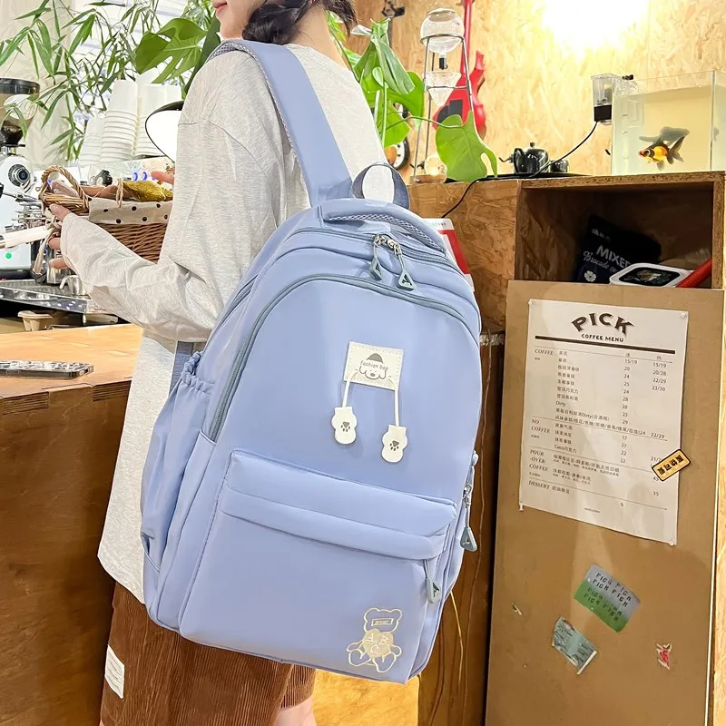 Yalu Composite Cloth Backpack Regular Unisex Multicolor-8