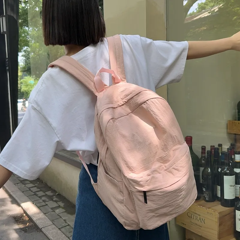 Yalu Nylon Backpack Unisex Multicolor-8