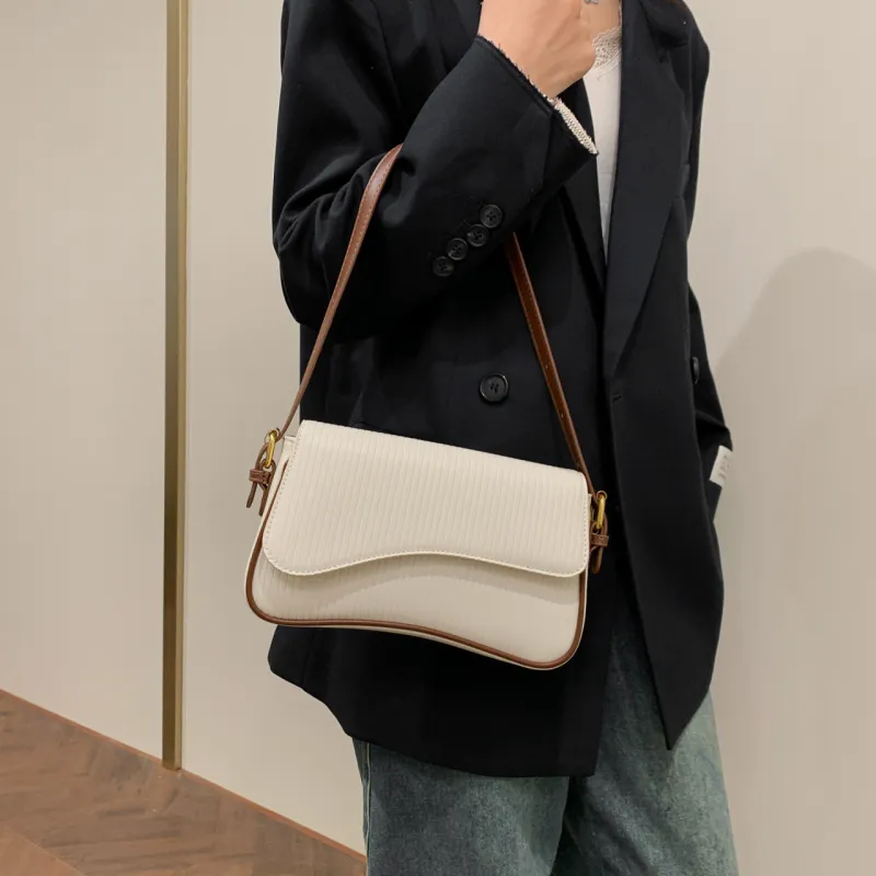 Yalu PU Portable Crossbody Bag, Shoulder Bag Women's White/Black/Coffee/Red-3