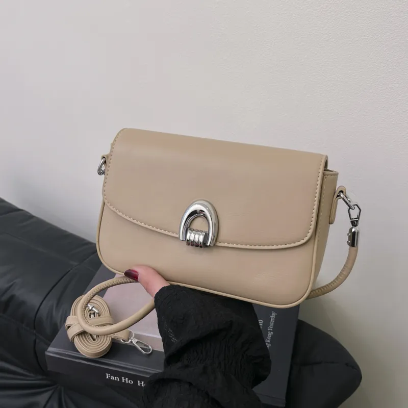 Yalu PU Crossbody Bag Shoulder Bag Regular Women's Black/White/Pink/Brown/Khaki-20