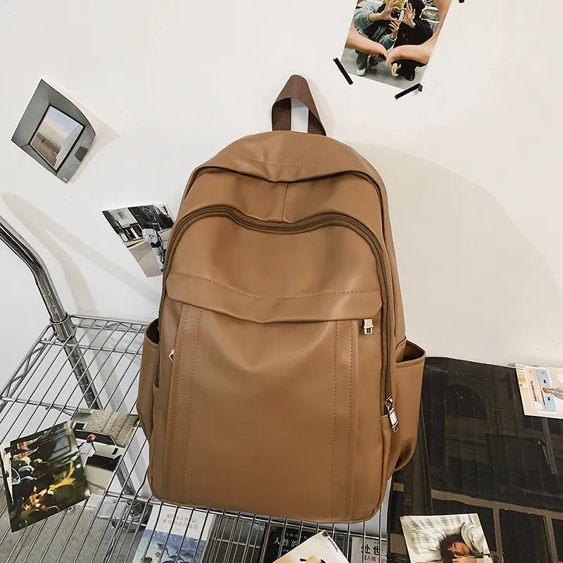Yalu PU Backpack Men's Ecru/Gray/Black/Khaki-20