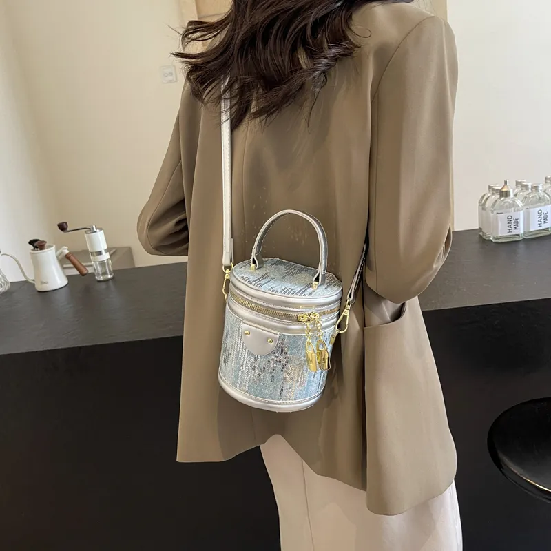 Yalu PU Shoulder Bag, Handbag Regular Women's White/Black/Blue-2