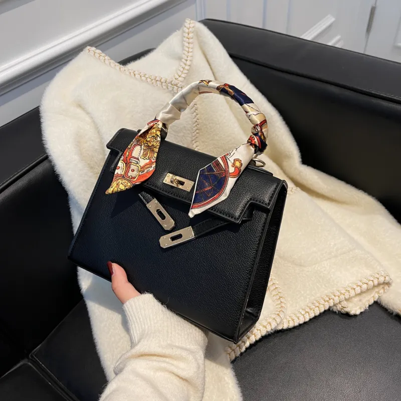 Yalu PU Handbag, Shoulder Bag, Crossbody Bag Regular Women's Black/Red/Khaki-3