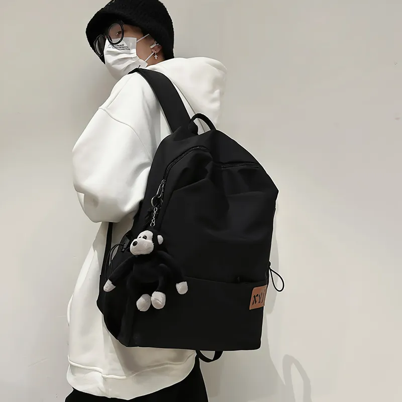 Yalu Nylon Backpack Unisex Multicolor-15