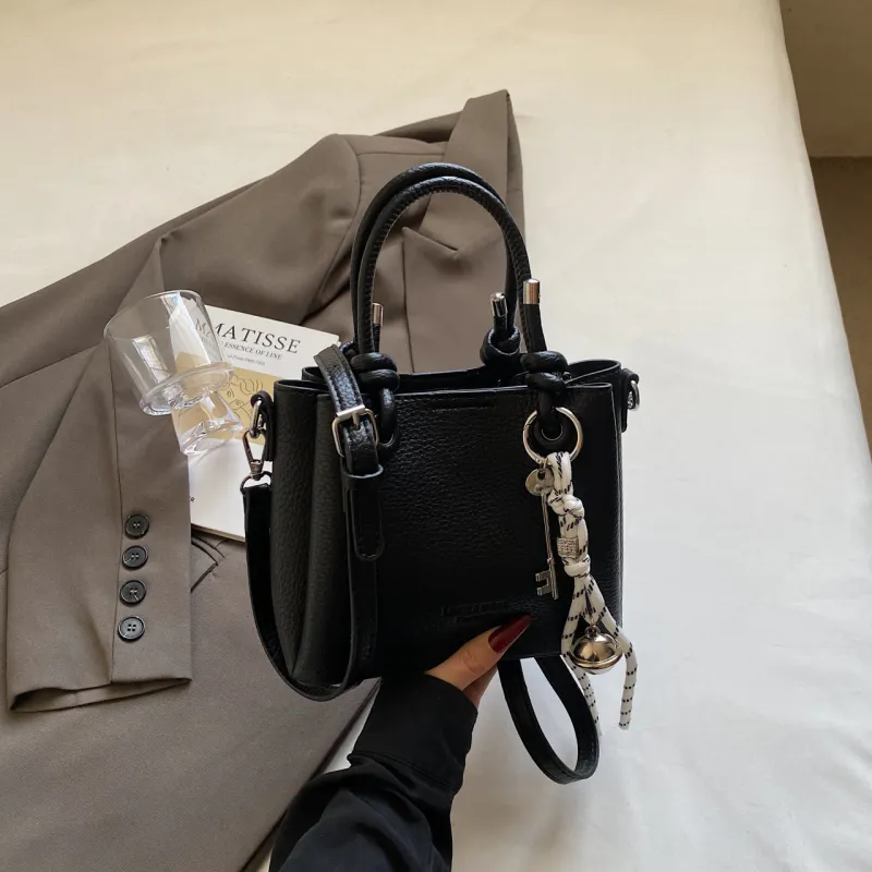 Yalu PU Handbags Shoulder Bag Crossbody Bag Women's Ecru/Black/Pink/Khaki-9