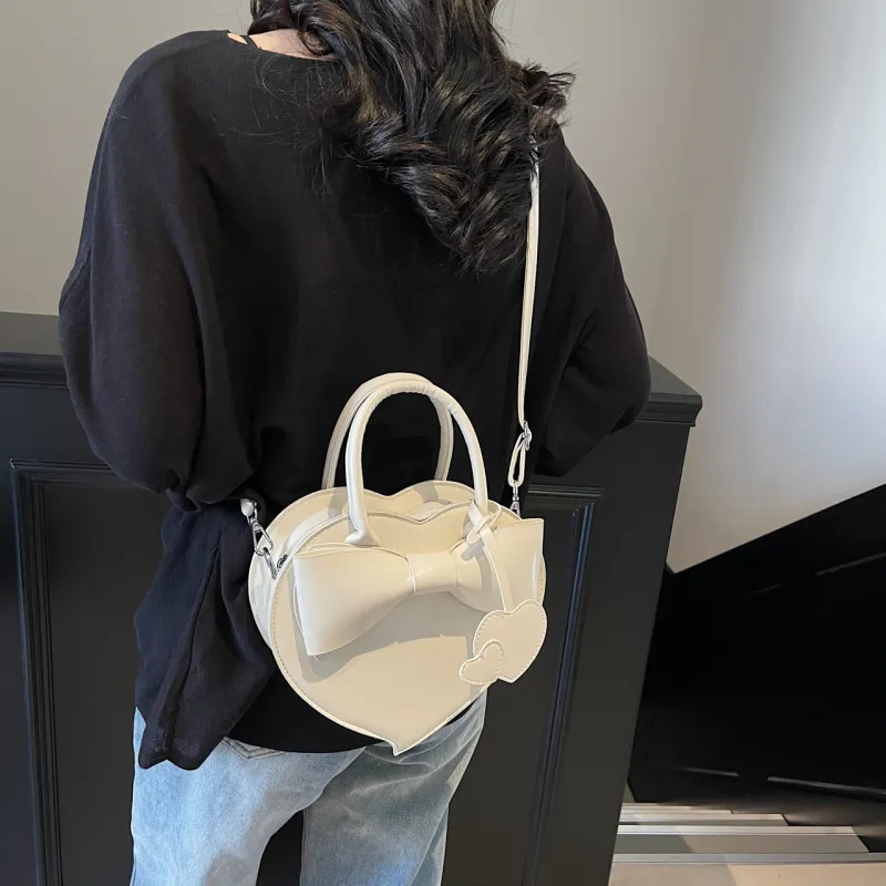 Yalu PU Shoulder Bag, Crossbody Bag, Handbag Regular Women's Black/Ecru/Burgundy/Pink-13