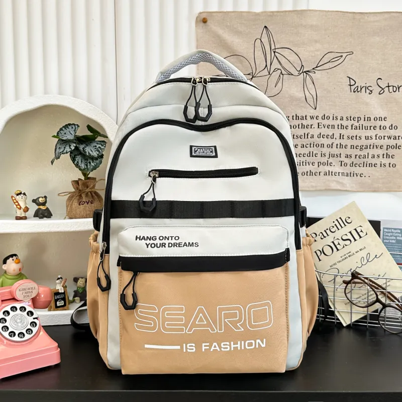 Yalu Oxford Backpack Regular Unisex Multicolor-11