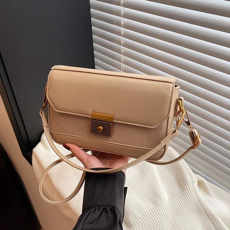 Yalu PU Shoulder Bag, Crossbody Bag Regular Women's Black/White/Brown/Gray/Khaki/Green-31