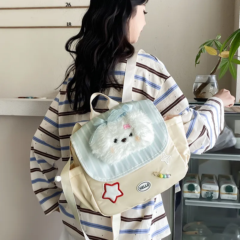 Yalu Nylon Backpack Women's Multicolor-14