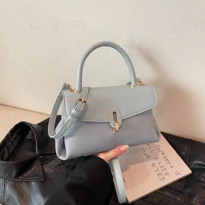 Yalu PU Handbag, Shoulder Bag, Crossbody Bag Regular Women's Black/Blue/Khaki/White-12
