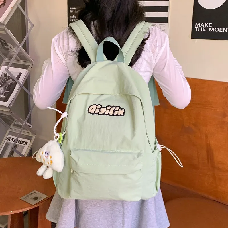 Yalu Nylon Backpack Unisex Multicolor-26