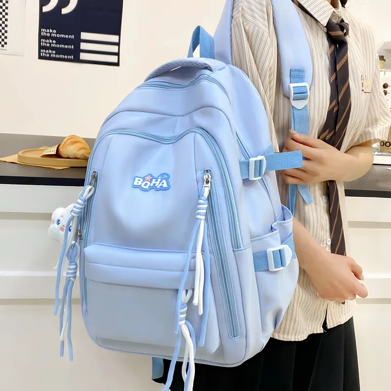 Yalu Nylon Backpack Unisex Multicolor-20