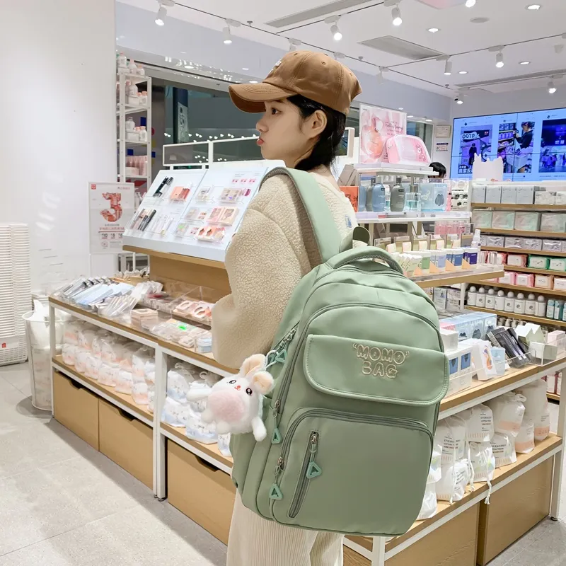 Yalu Nylon Backpack Unisex Multicolor-7