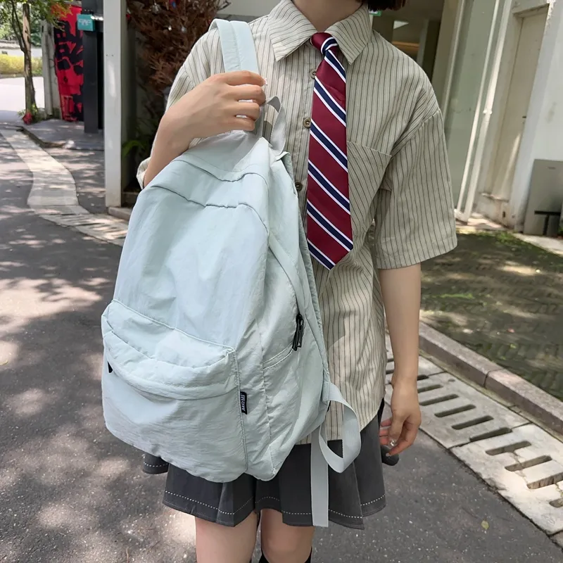 Yalu Nylon Backpack Unisex Multicolor-13